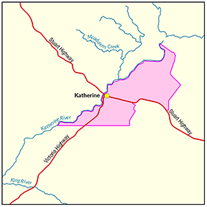 Katherine locality map