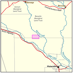 Beswick locality map